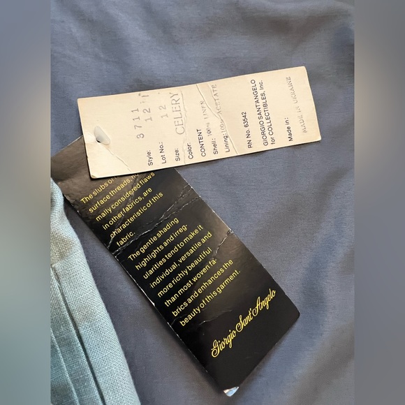 (Vintage) Women’s Giorgio Sant’Angelo Linen Pants - Picture 4 of 4